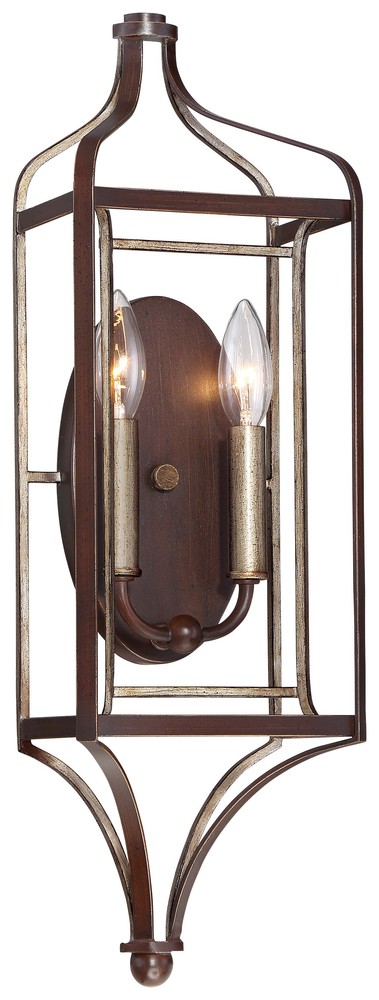 2 LIGHT WALL SCONCE