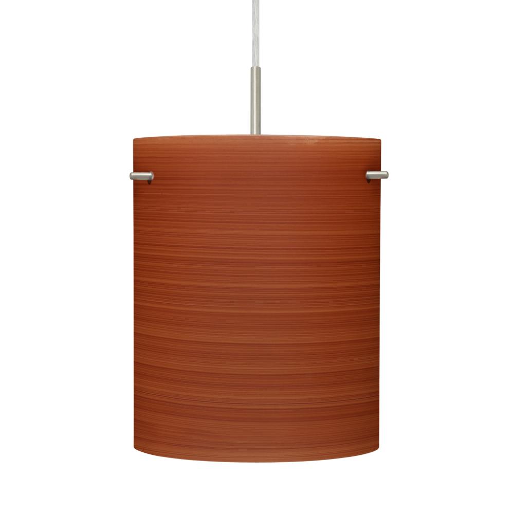 Besa Tamburo 8 Pendant, Cherry, Black Finish, 1x100W MAX E26 Base