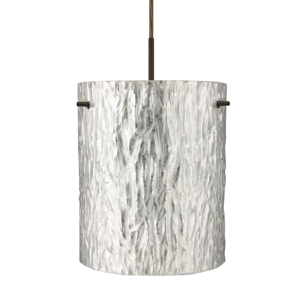 Besa Tamburo 8 Pendant, Stone Gold Foil, Bronze Finish, 1x100W MAX E26 Base