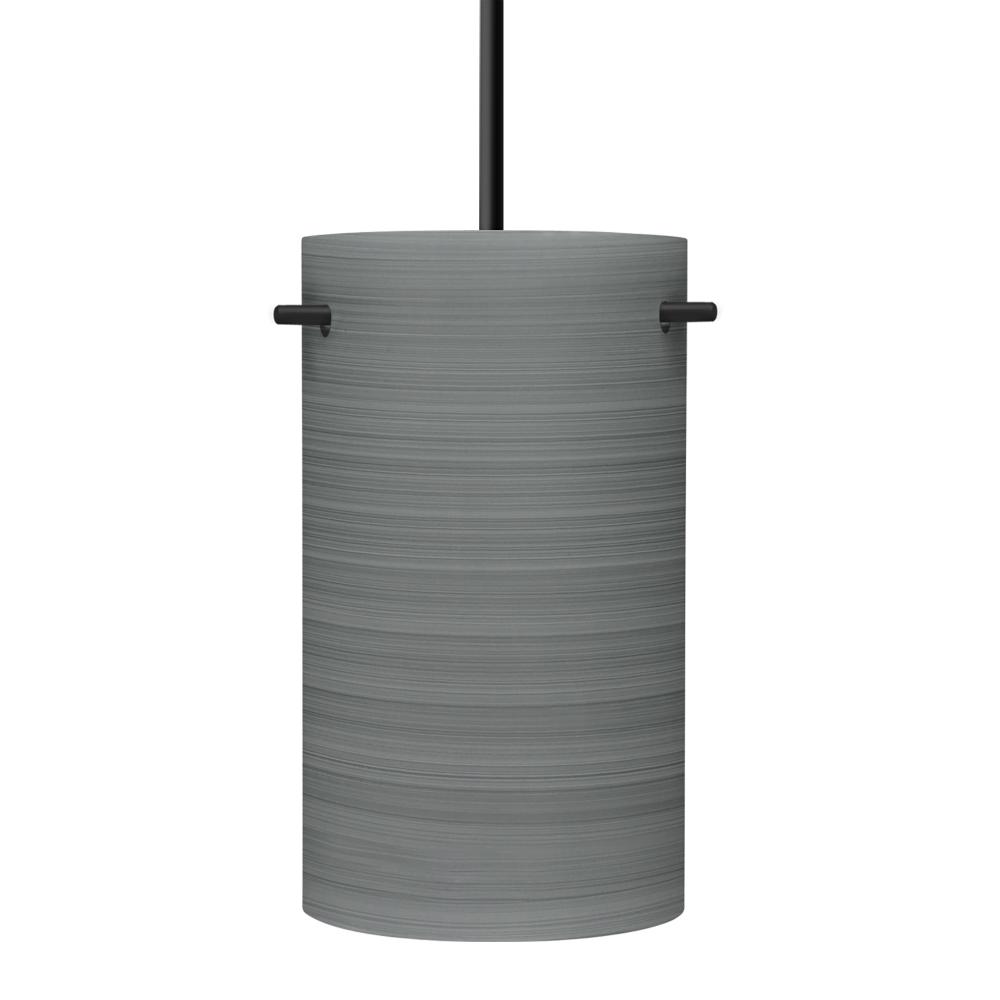 Besa Tamburo 5 Pendant, Titan, Black Finish, 1x100W MAX E26 Base