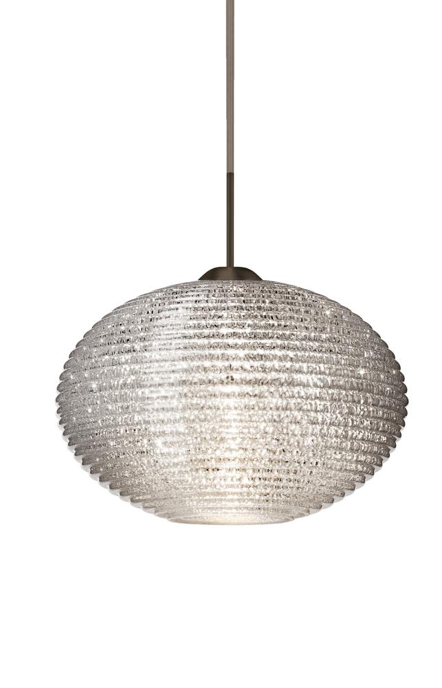 Besa Pendant Pape 10 Bronze Glitter 1x75W Medium Base