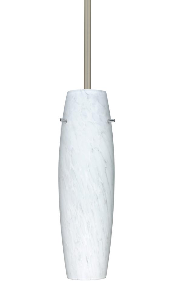 Besa Stem Pendant Suzi 14 Satin Nickel Carrera 1x100W Medium Base