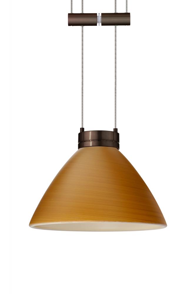 Besa Pendant Domi Bronze Oak 1x50W Halogen