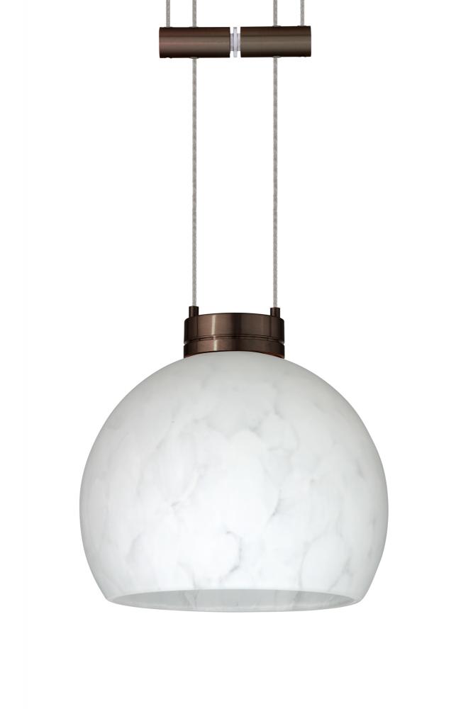 Besa Pendant Palla 5 Bronze Carrera 1x50W Halogen