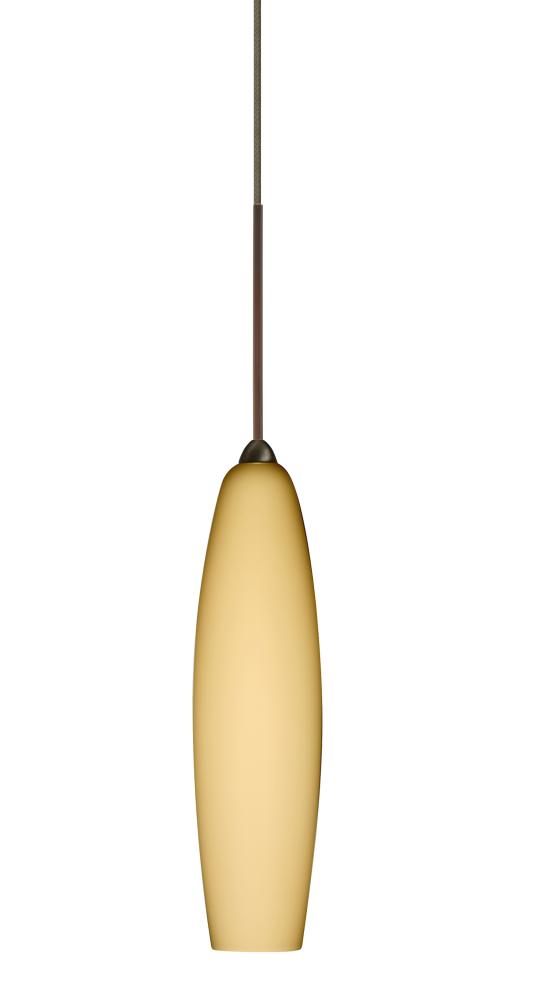 Besa Pendant Zumi Bronze Vanilla Matte 1X6W LED