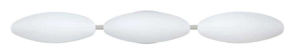 Besa Wall Aero Satin Nickel Opal Matte 3x60W G9