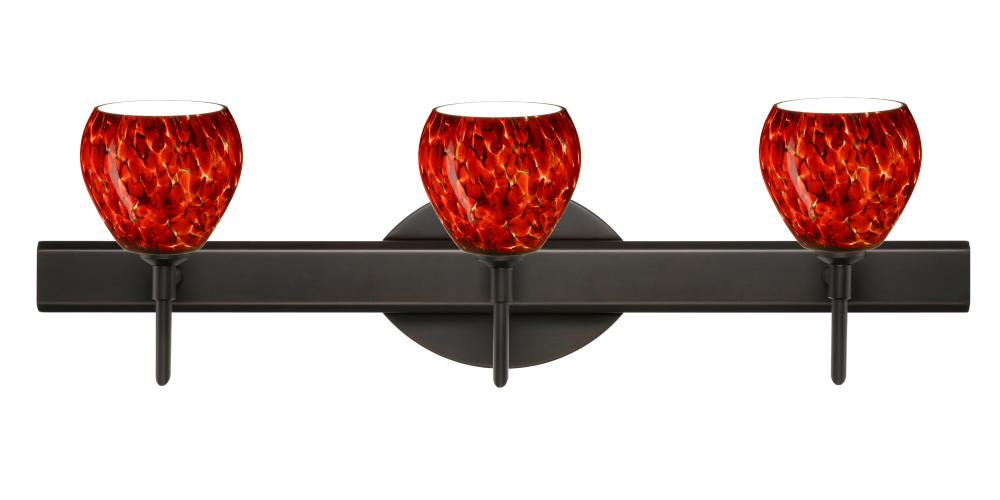 Besa Wall Tay Tay Bronze Garnet 3x5W LED