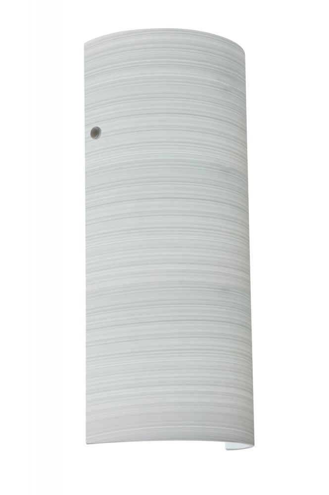 Besa Wall Torre 14 Satin Nickel Chalk 1x75W Medium Base