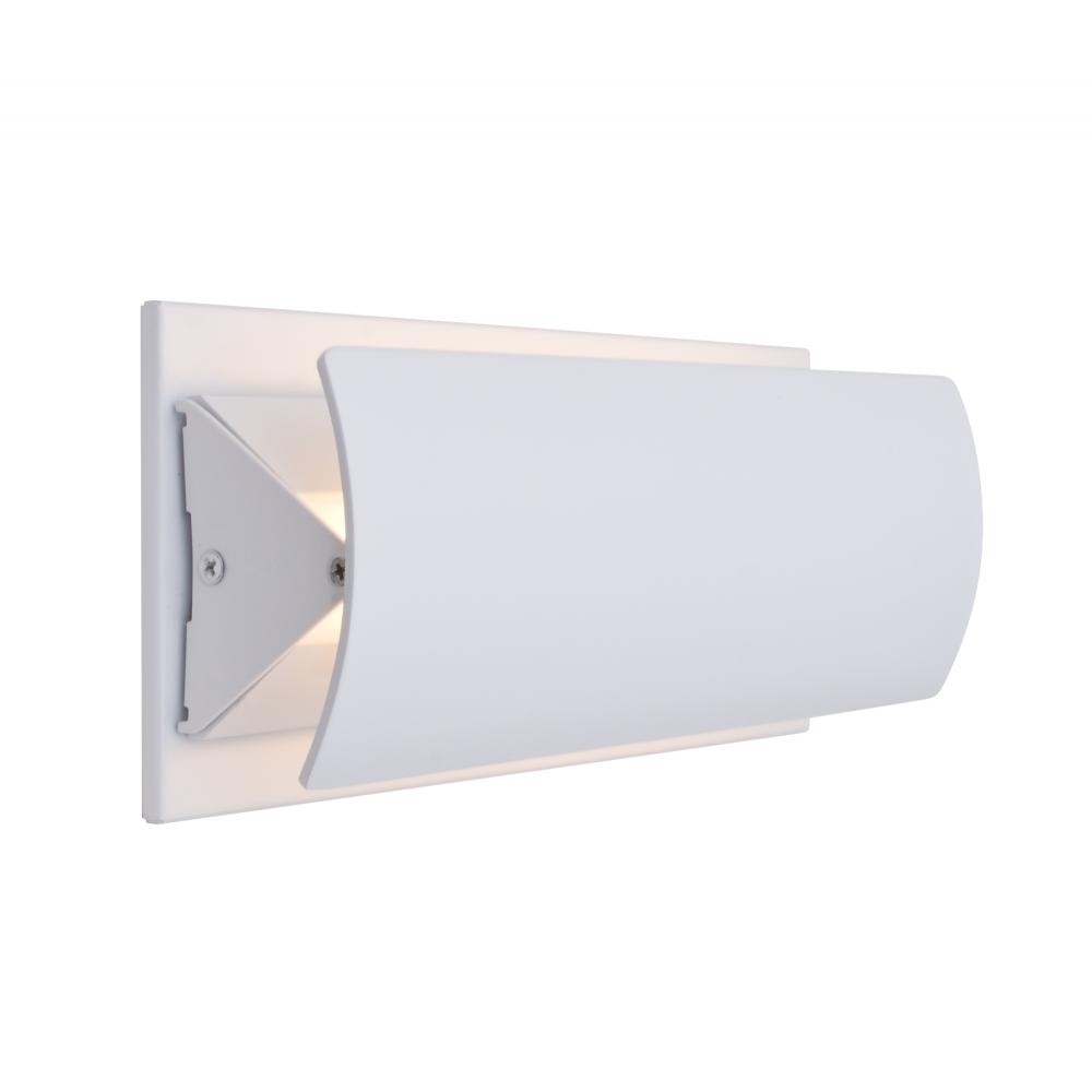 Besa, Montour Wall Sconce, White, 1x6W LED