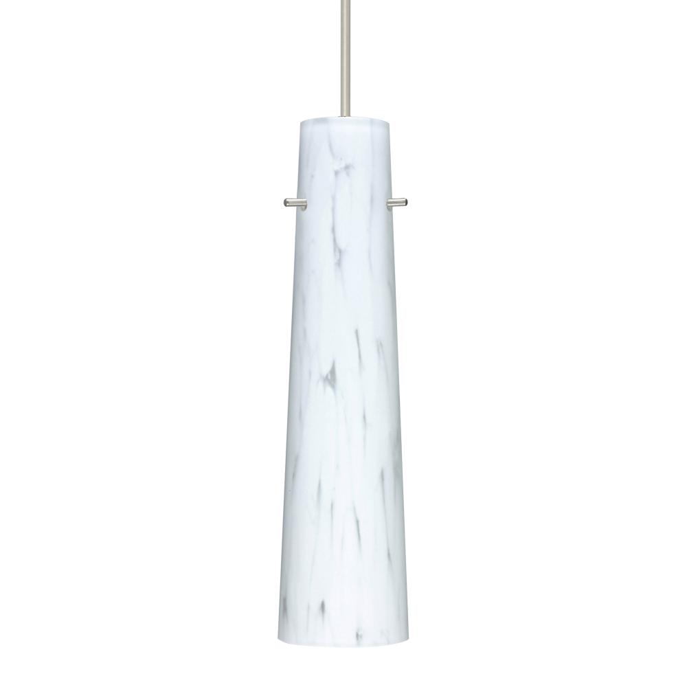 Besa Camino Pendant Satin Nickel Carrera 1x50W Halogen, 0-10V Dimming