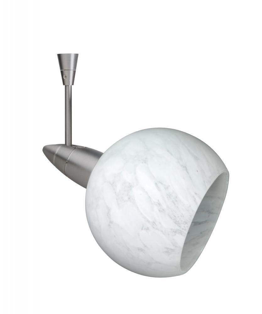 Besa Spotlight Palla 3 Satin Nickel Carrera 1x35W Halogen Mr11