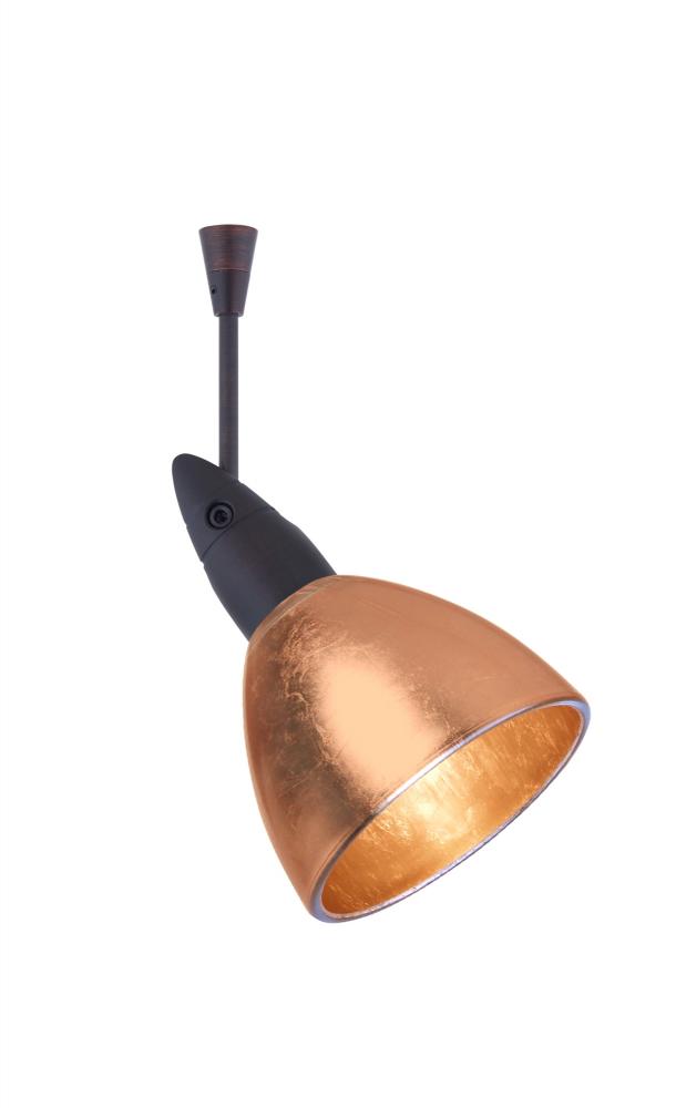 Besa Spotlight Divi Bronze Copper Foil 1x50W Halogen Mr16