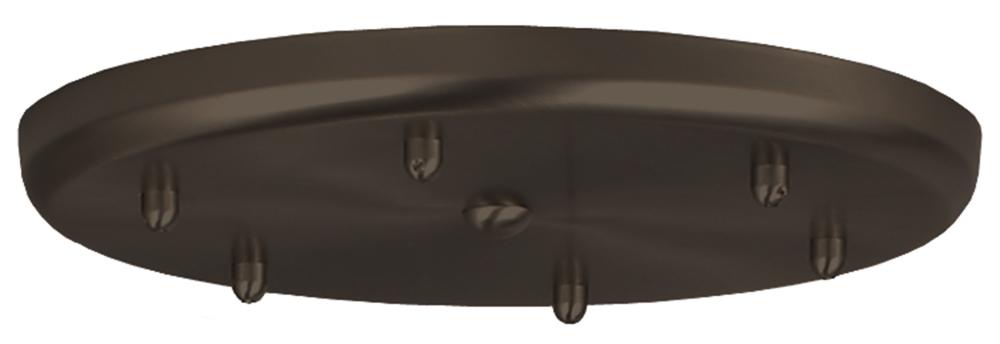 Besa 6-Light Round 120V Multiport Canopy, Bronze