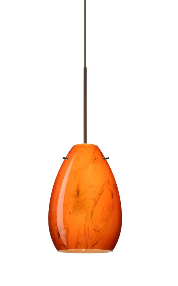 Besa Pendant For Mulitport Canopy Pera 6 Bronze Habanero 1x5W LED