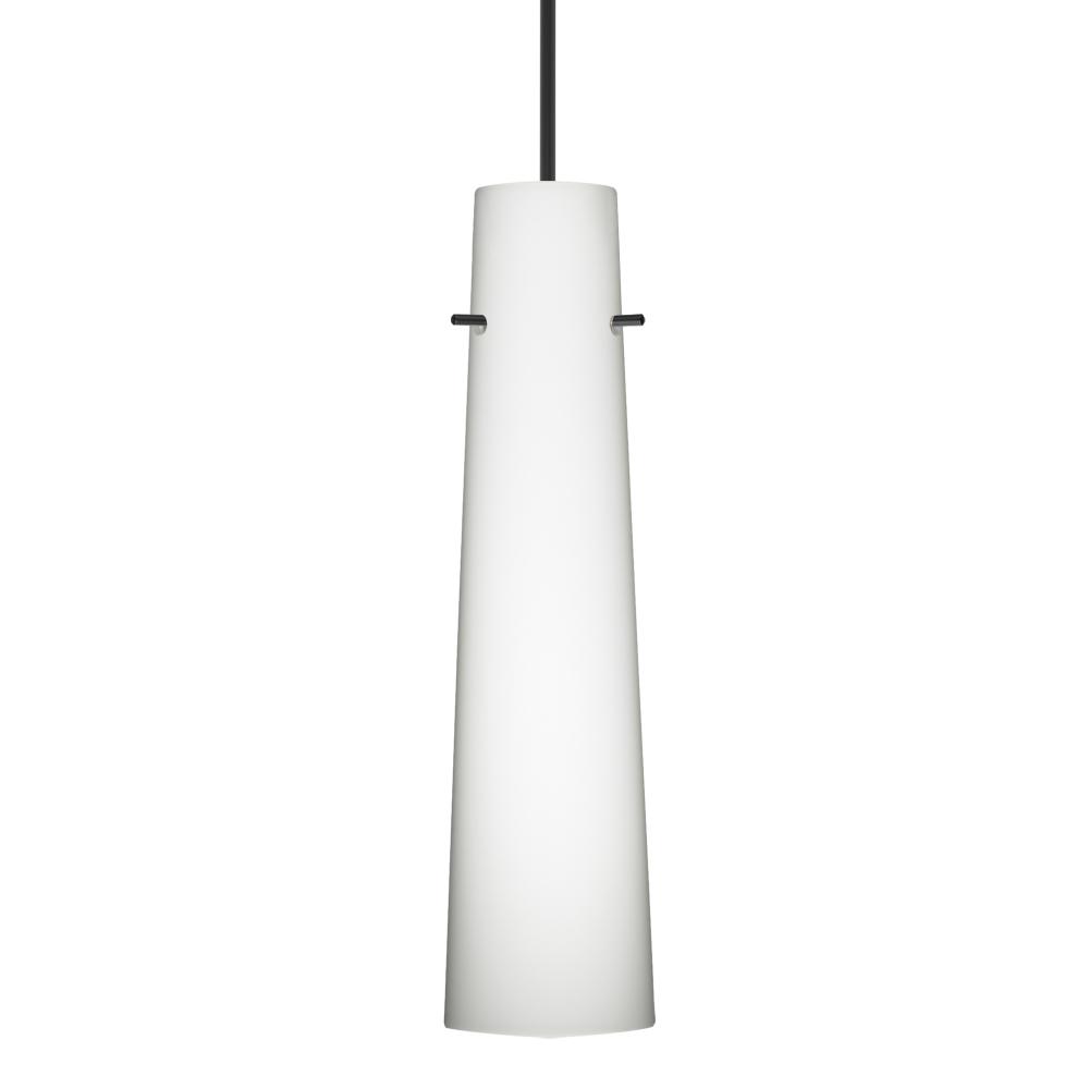 Besa Camino Pendant for Multiport Canopy Black Opal Matte 1x50W Halogen, 277V