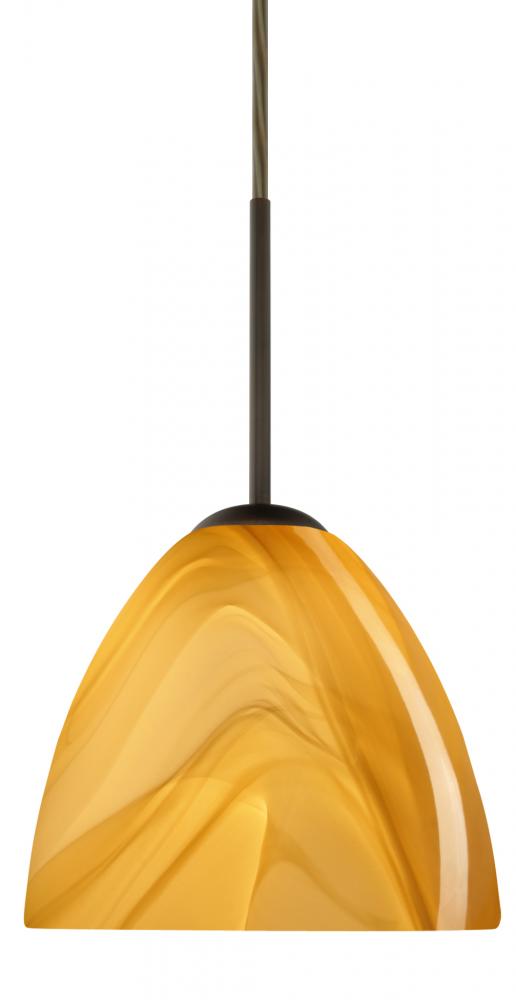 Besa Sasha Pendant Bronze Honey 1x40W Halogen