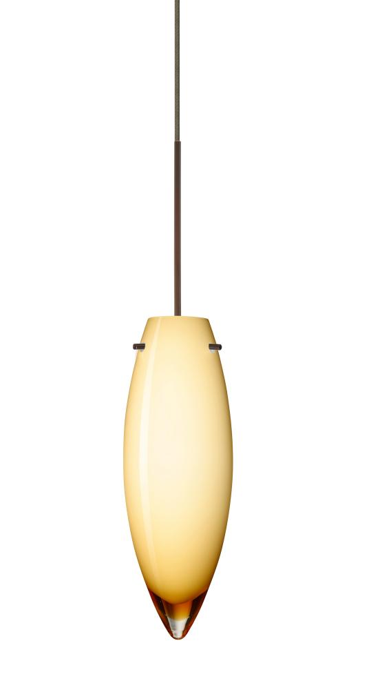 Besa Pendant Juliette Bronze Vanilla Glossy 1x5W LED