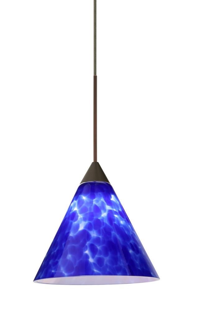 Besa Pendant Kani Bronze Blue Cloud 1x50W GY6.35