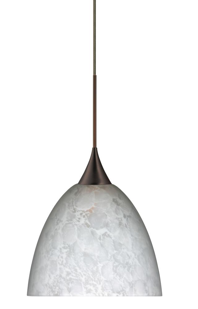 BESA PENDANT SASHA BRONZE CARRERA 1X6W LED