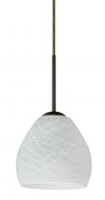 Besa Lighting 1BC-412260-BR - Besa Bolla Pendant Bronze Cocoon 1x50W Candelabra