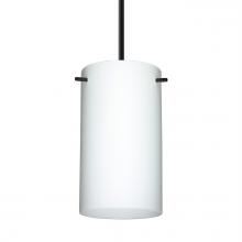 Besa Lighting 1BC-440407-BK - Besa Stilo 7 Pendant Black Opal Matte 1x50W MAX E12 Base