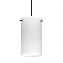 Besa Lighting 1BC-4404KR-MED-BK - Besa Stilo 7 Pendant Black Chalk 1x40W MAX E26 Base