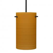 Besa Lighting 1JC-4005OK-BK - Besa Tamburo 5 Pendant, Oak, Black Finish, 1x100W MAX E26 Base