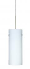 Besa Lighting 1JC-412307-LED-SN - Besa Stilo 10 LED Pendant Opal Matte Satin Nickel 1x9W LED