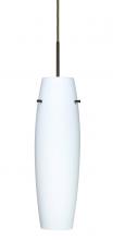 Besa Lighting 1JC-489707-LED-BR - Besa Suzi 14 Pendant Opal Matte Bronze 1x9W LED