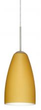 Besa Lighting 1JT-1511VM-SN - Besa Riva 9 Pendant Satin Nickel Vanilla Matte 1x75W Medium Base