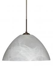 Besa Lighting 1JT-420152-BR - Besa Tessa Pendant Bronze Marble 1x75W Medium Base