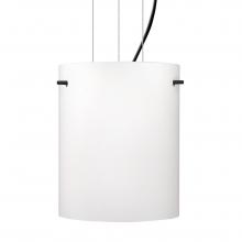 Besa Lighting 1KG-400607-BK - Besa Pendant Tamburo 8 Black Opal Matte 1x100W MAX E26 Base