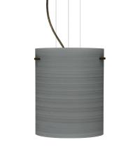 Besa Lighting 1KG-4006TN-LED-BR - Besa Tamburo 8 Pendant Titan Bronze 1x11W LED