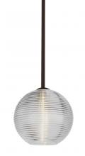 Besa Lighting 1TT-461600-LED-BR - Besa Kristall 8 Pendant Bronze Clear 1x9W LED