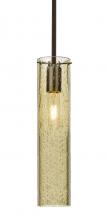 Besa Lighting 1TT-JUNI16GD-BR - Besa, Juni 16 Stem Pendant, Gold Bubble, Bronze, 1x60W Medium Base