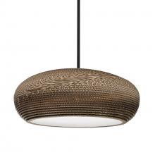 Besa Lighting 1TT-VENUS-LED-BK - Besa, Venus Stem Pendant, Black Finish, 1x9W LED