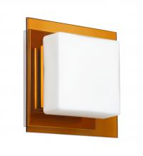 Besa Lighting 1WS-7735TG-LED-CR - Besa Wall Alex Chrome Opal/Armagnac 1x5W LED