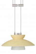 Besa Lighting 1XA-271897-SN - Besa Pendant Trilo 7 Satin Nickel Champagne 1x50W Halogen