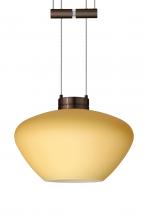 Besa Lighting 1XA-5410VM-BR - Besa Pendant Peri Bronze Vanilla Matte 1x50W Halogen