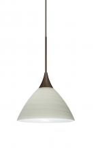 Besa Lighting 1XC-1743KR-BR - Besa Pendant Domi Bronze Chalk 1x50W Halogen