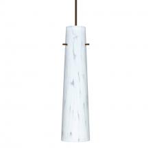 Besa Lighting 1XT-567419-BR-L - Besa Camino Pendant Bronze Carrera 1x50W Halogen, 15Ft. Cord