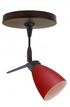 Besa Lighting 1SP-504431-BR - Besa Spotlight Andi Bronze Red Matte 1x35W Halogen Mr11