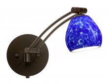 Besa Lighting 1WW-560586-BR - Besa Wall Tay Tay Bronze Blue Cloud 1x50W Halogen Gy6.35