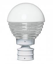 Besa Lighting 306153-POST - Costaluz 3061 Series Post White 1x75W A19