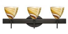 Besa Lighting 3SW-1779HN-BR - Besa Wall Mia Bronze Honey 3x40W G9