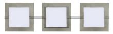 Besa Lighting 3WS-7735SM-CR - Besa Wall Alex Chrome Opal/Smoke 3x50W G9