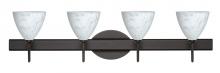 Besa Lighting 4SW-177919-LED-BR - Besa Wall Mia Bronze Carrera 4x5W LED