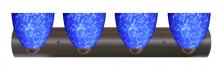 Besa Lighting 4WZ-757286-LED-BR - Besa Wall Sasha Bronze Blue Cloud 4x9W LED