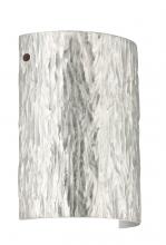 Besa Lighting 7090SF-BR - Besa Wall Tamburo Stone Bronze Stone Silver Foil 1x75W Medium Base