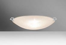 Besa Lighting 8418GL-LED-SN - Besa Ceiling Sonya 17 Satin Nickel Glitter 2x11W LED